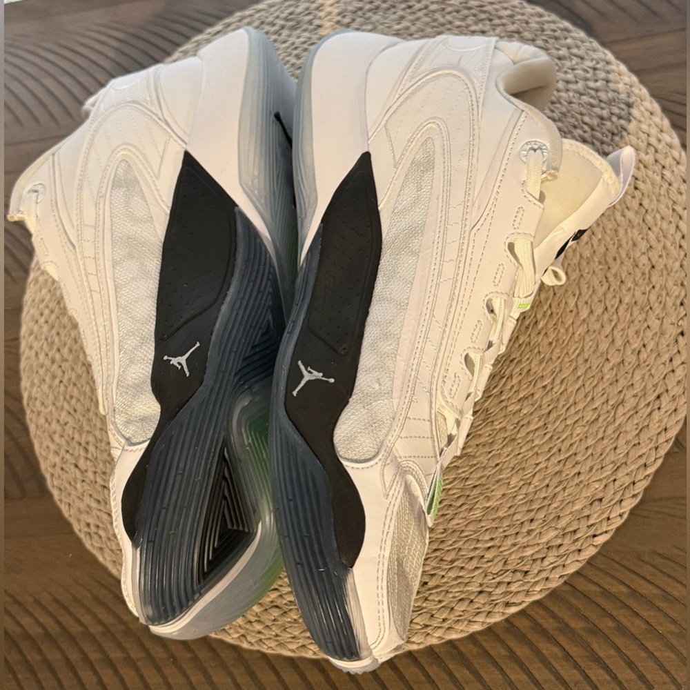 Nike Air Jordan Luka 2 basketball shoes, white N vibrant green Man’s size 10.5 - Picture 7 of 10